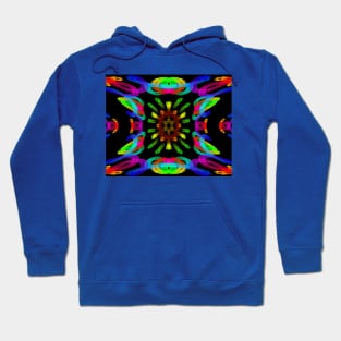 Neon Rainbow - Butterfly Matrix Hoodie